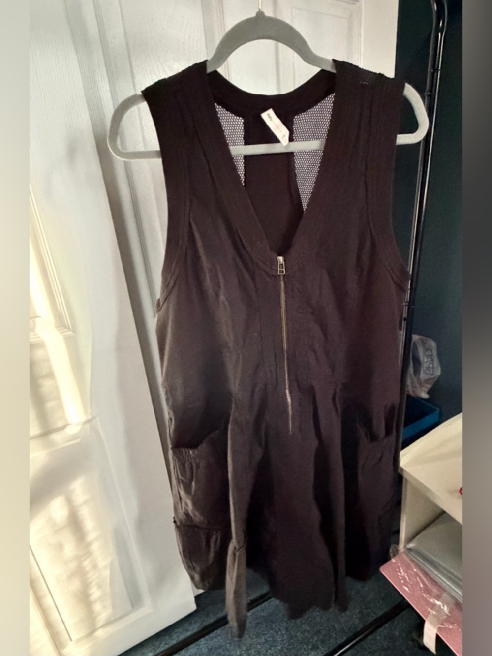 Anthropologie black sporty dress